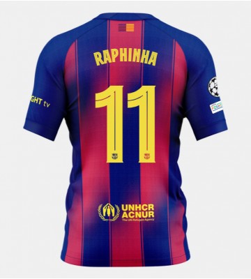Barcelona Raphinha Belloli #11 Replika Hemmatröja 2025-26 Kortärmad